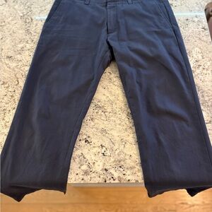Banana Republic Men's Navy Dress Pants - Classic Straight Fit 32x30